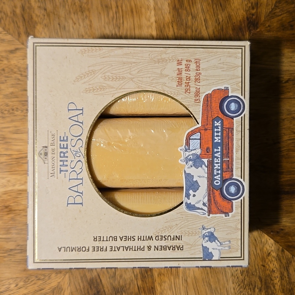 Maison de Base Oatmeal Milk Bar Soap Trio